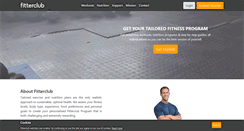 Desktop Screenshot of fitterclub.com